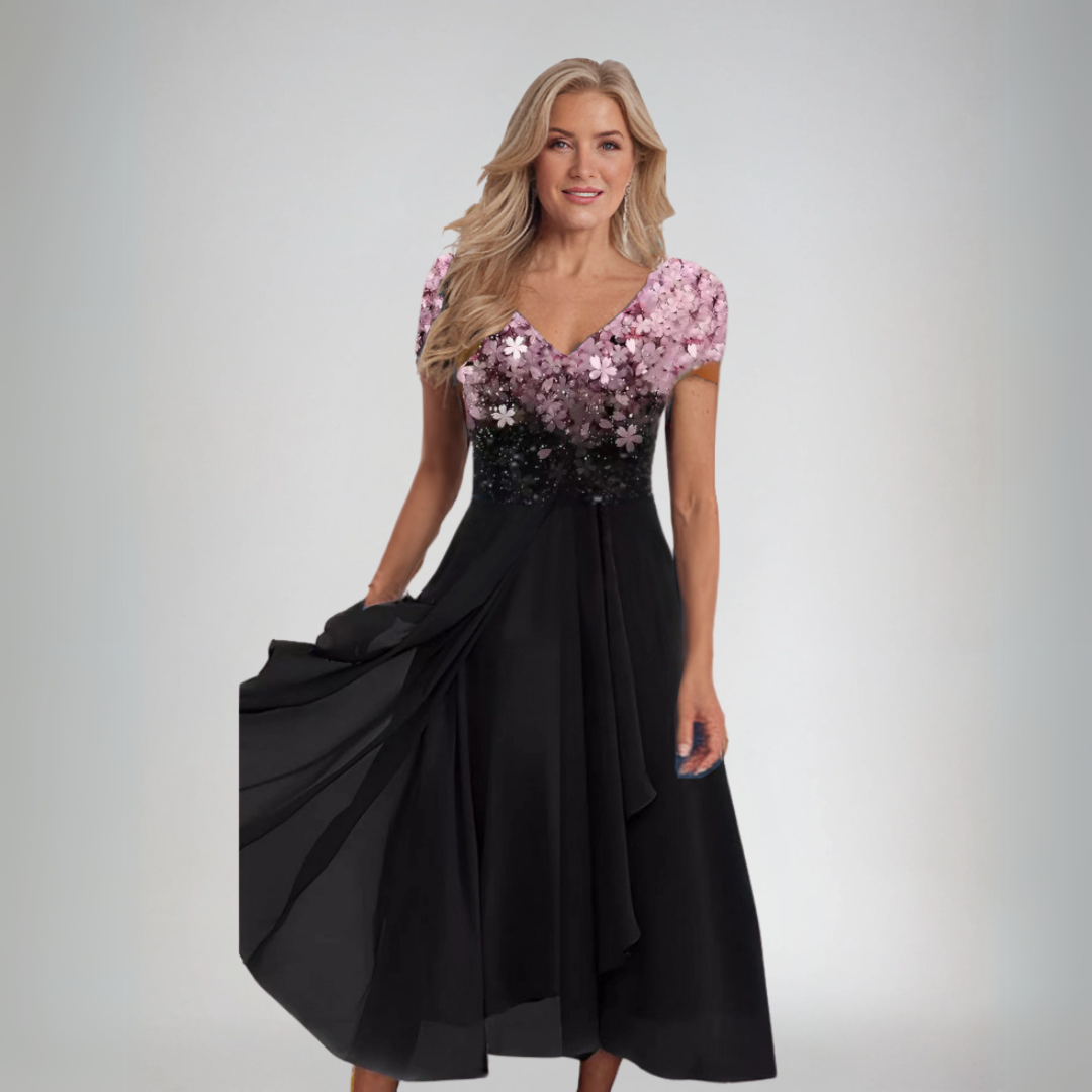 Marketa | Elegantna čipkasta obleka