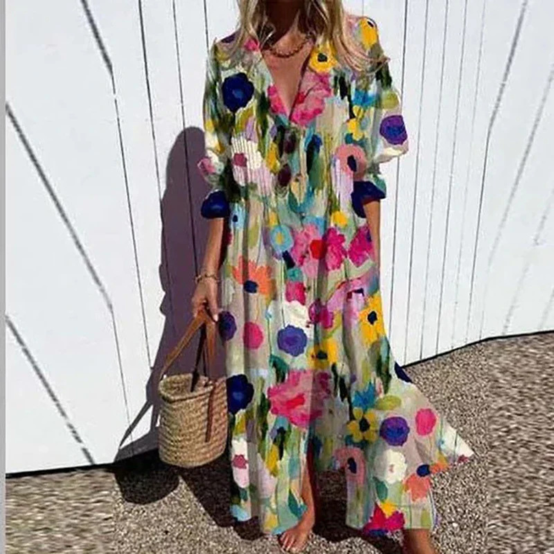 Kateřina | Boho obleka s prostornim krojem