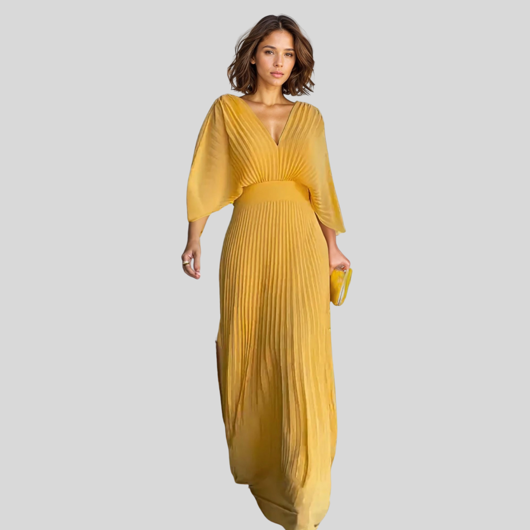 Vera | Plisé obleka z eleganco