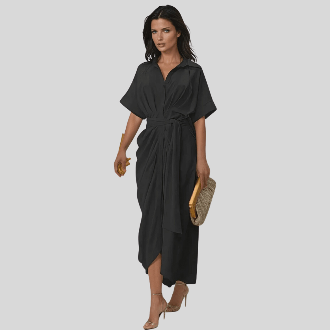 Nina | Elegantne maxi obleke z mašnico