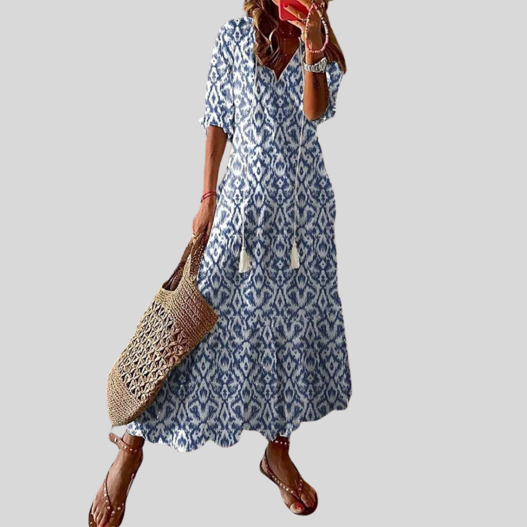 Isabella | Boho Lichotivé Maxi obleka