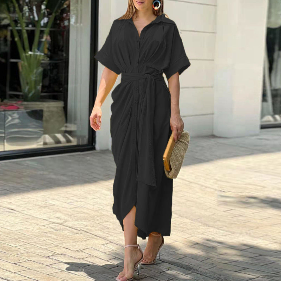 Nina | Elegantne maxi obleke z mašnico