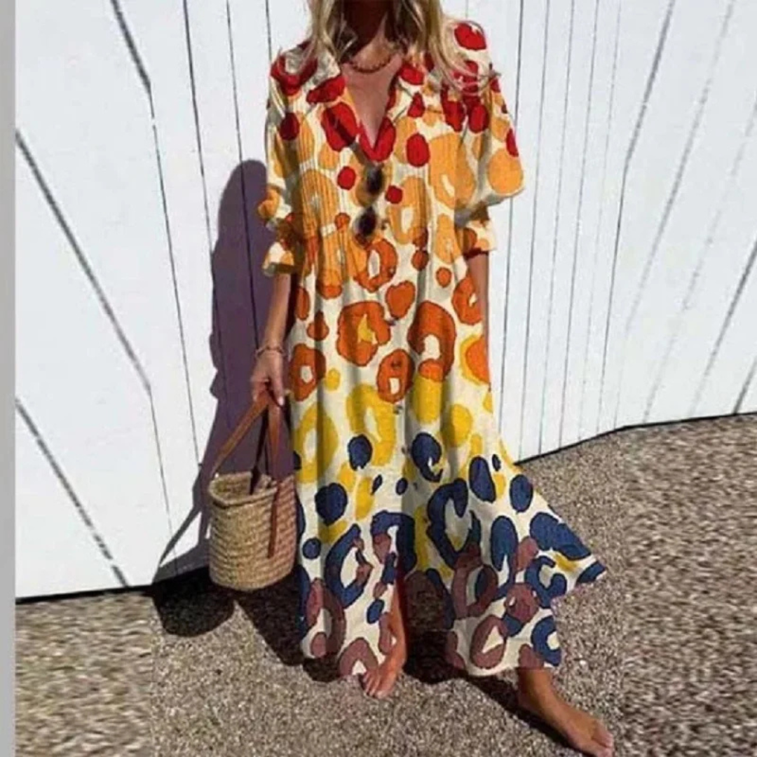 Kateřina | Boho obleka s prostornim krojem