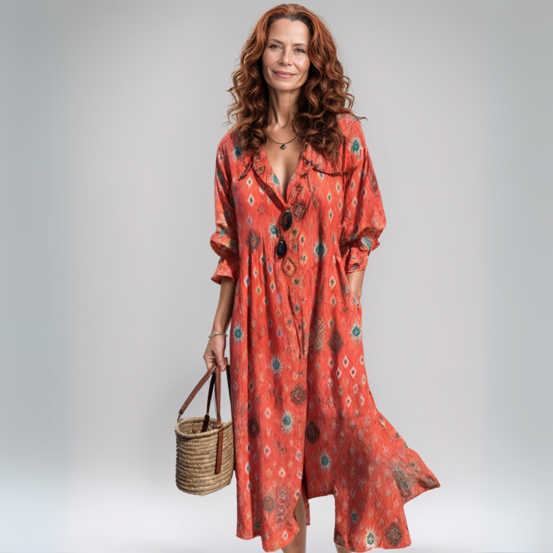 Charlotte | Zračne boho maxi obleke za poletne dni