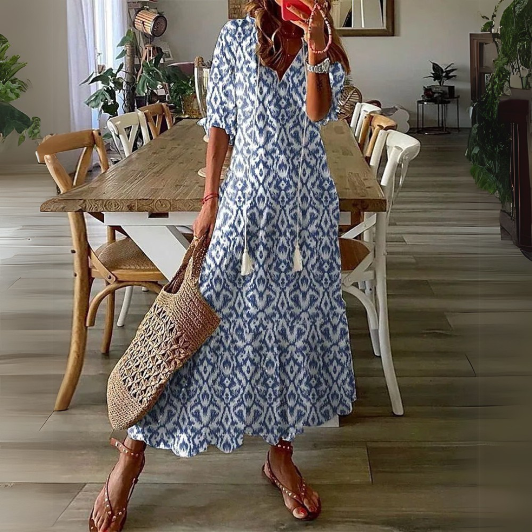 Isabella | Boho Lichotivé Maxi obleka