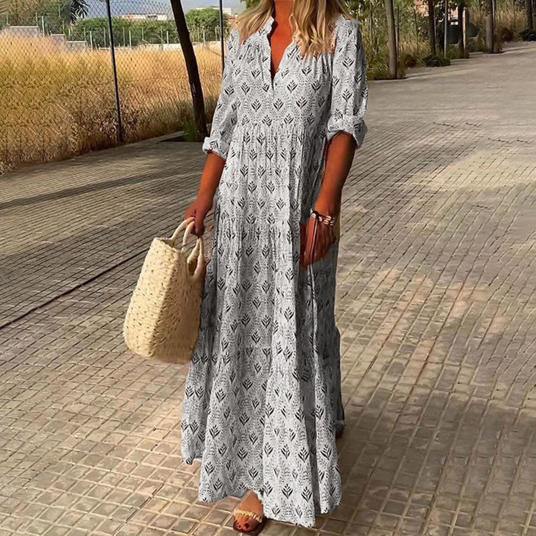 Gema | Boho maxi obleka s brezčasnim šarmom