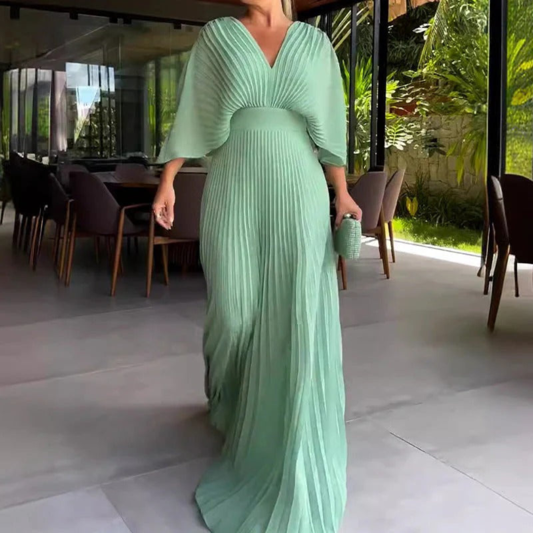 Vera | Plisé obleka z eleganco