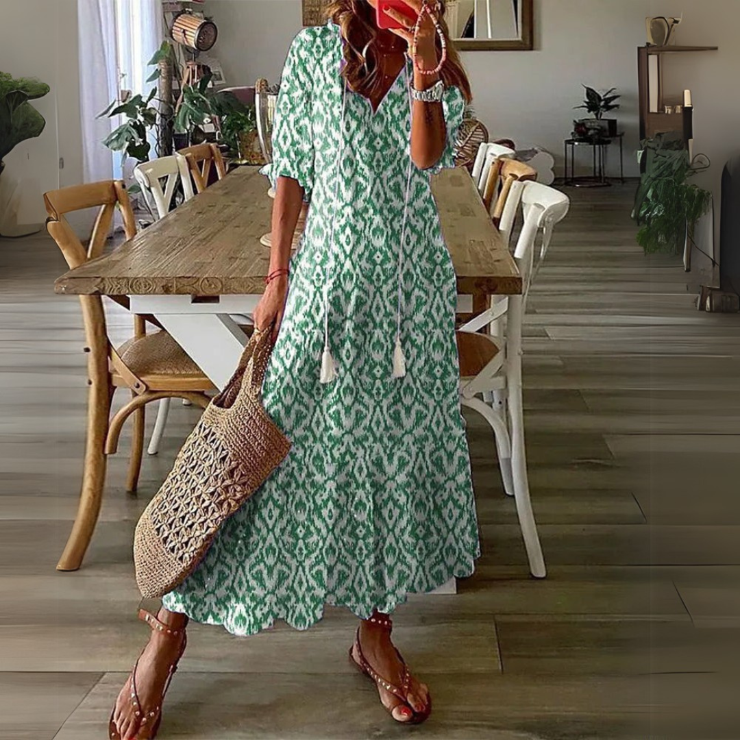 Isabella | Boho Lichotivé Maxi obleka