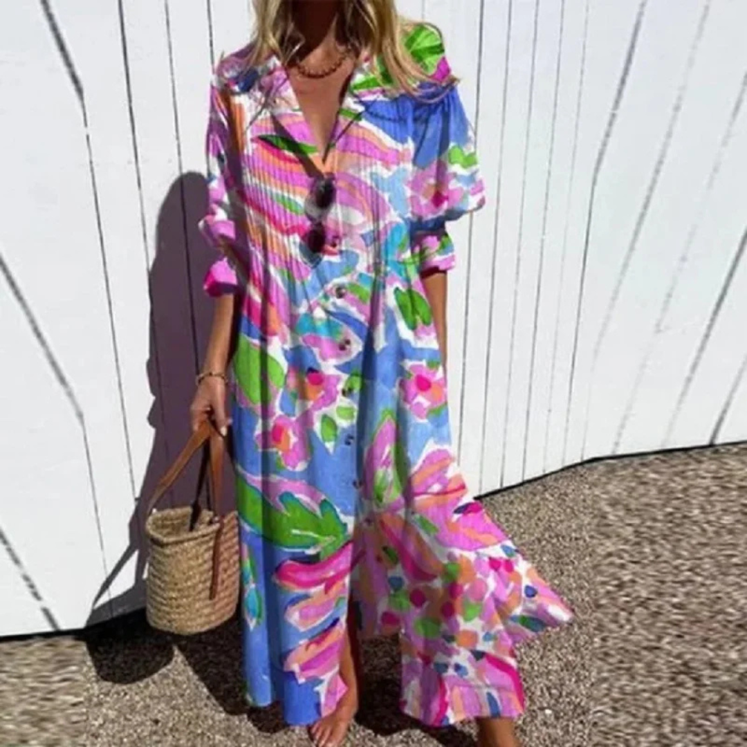 Kateřina | Boho obleka s prostornim krojem