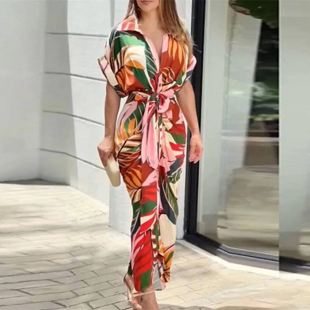 Nina | Elegantne maxi obleke z mašnico