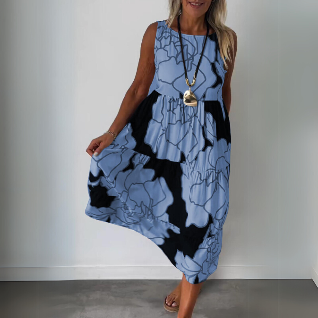 Natalie | Elegantne cvetlične obleke s udobnim krojem