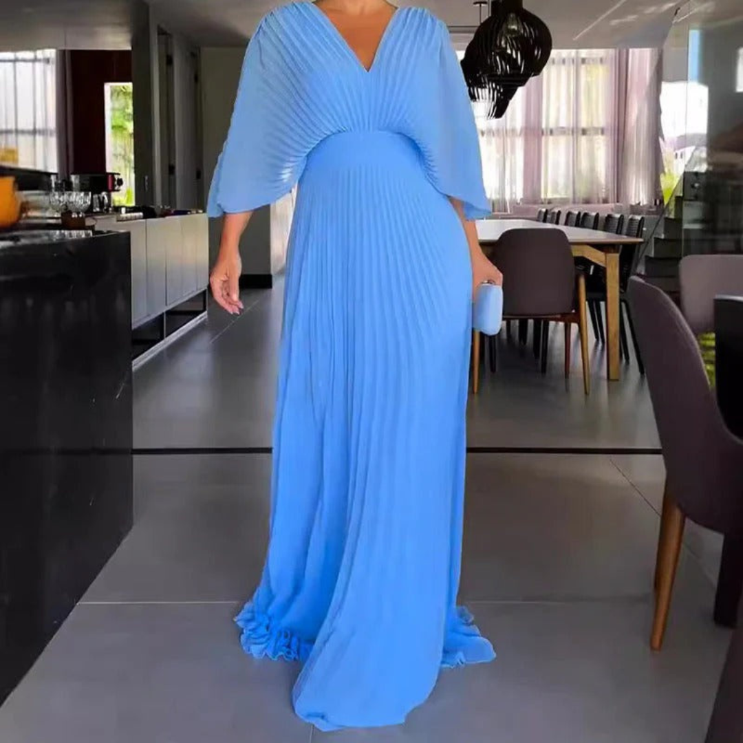 Vera | Plisé obleka z eleganco