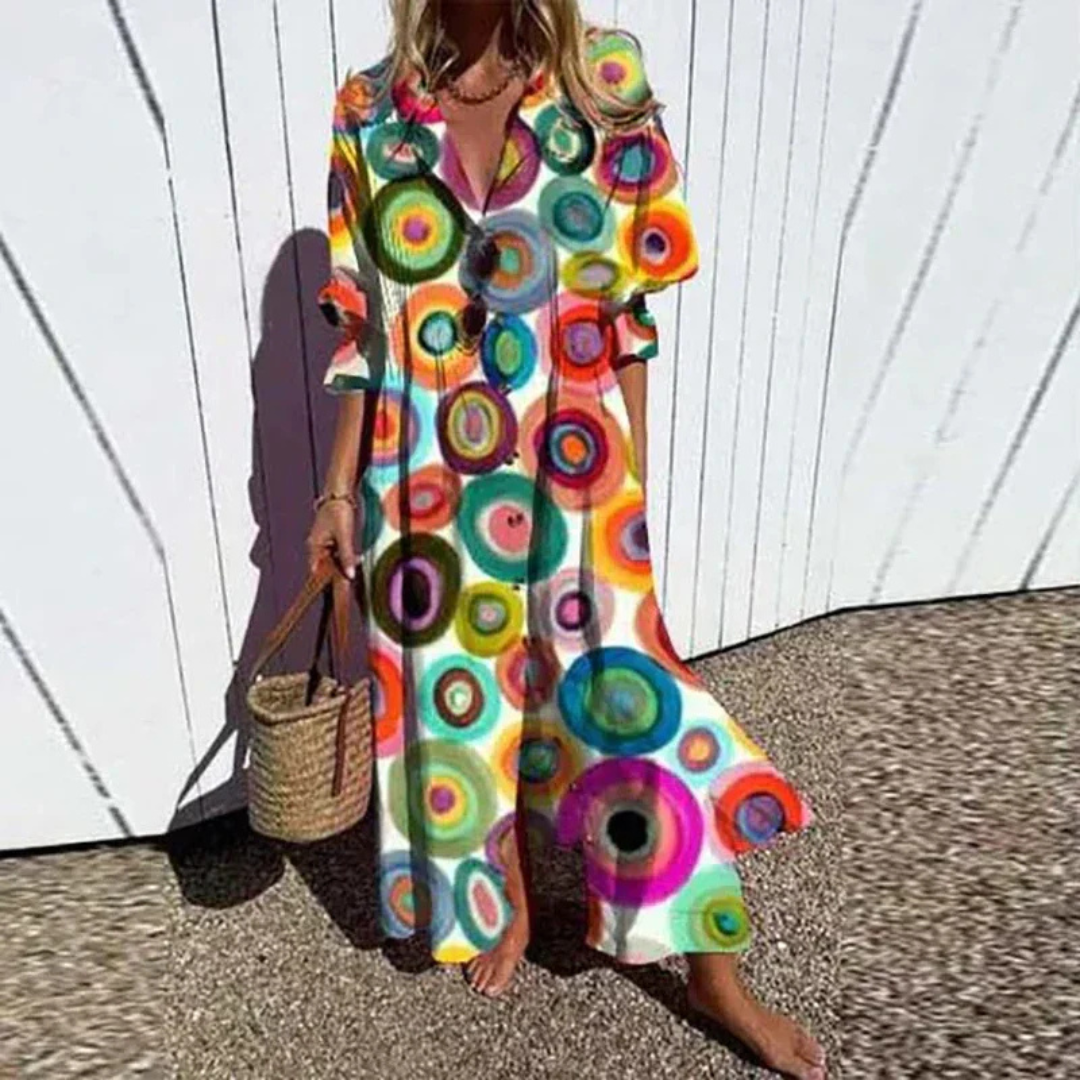 Kateřina | Boho obleka s prostornim krojem